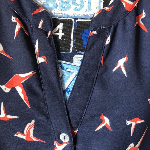 Limited hummingbird print blouse - Picture 4 of 7